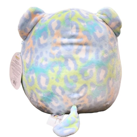 Squishmallows Lindsay the Leopard Cheetah 8” Colorful Kellytoy Plush NWT Kids - Picture 7 of 10